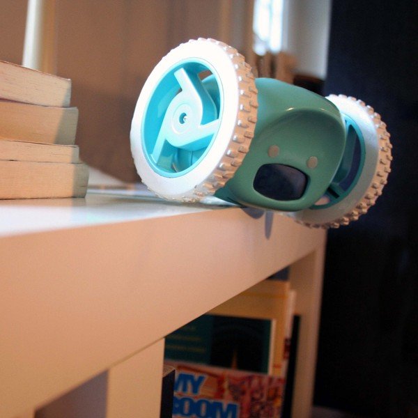 Clocky, budík na kolečkách, černý-image-2