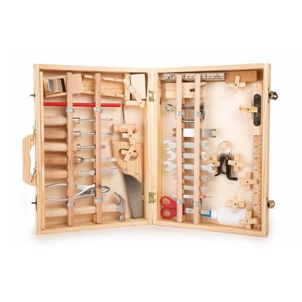 Дървена кутия за инструменти за малки инструменти "Направи си сам - Legler