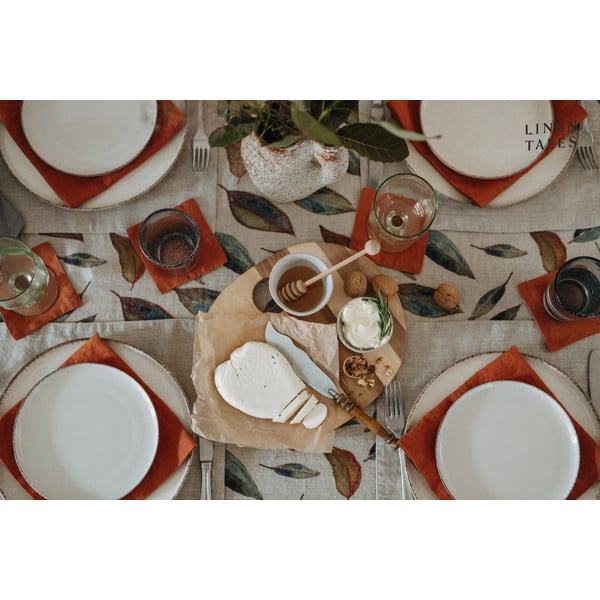 Ленена подложка за хранене 35x45 cm Golden Fall – Linen Tales-image-2