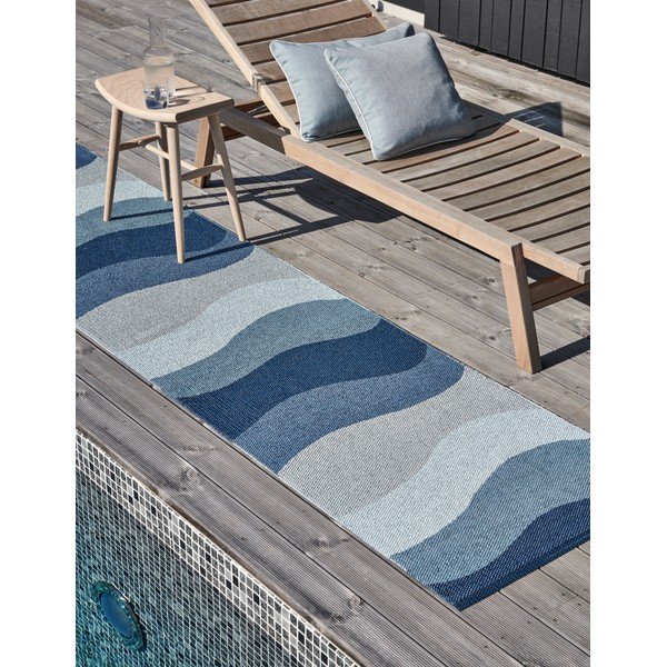 Възглавница за открито 44x44 cm Sunny Pale Turquoise – Pappelina-image-2