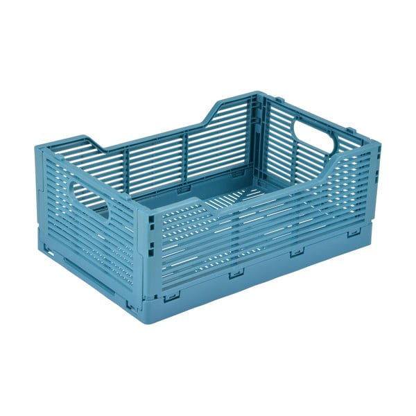Синя пластмасова кутия за съхранение 40x30x17 cm – Homéa