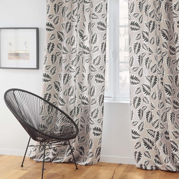 Черно-бежово перде 140x260 cm Alma – douceur d'intérieur-image-3