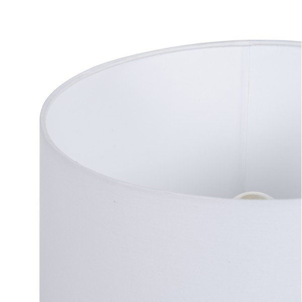 Черно-бяла настолна лампа с текстилен абажур (височина 52,5 cm) – Ixia-image-3