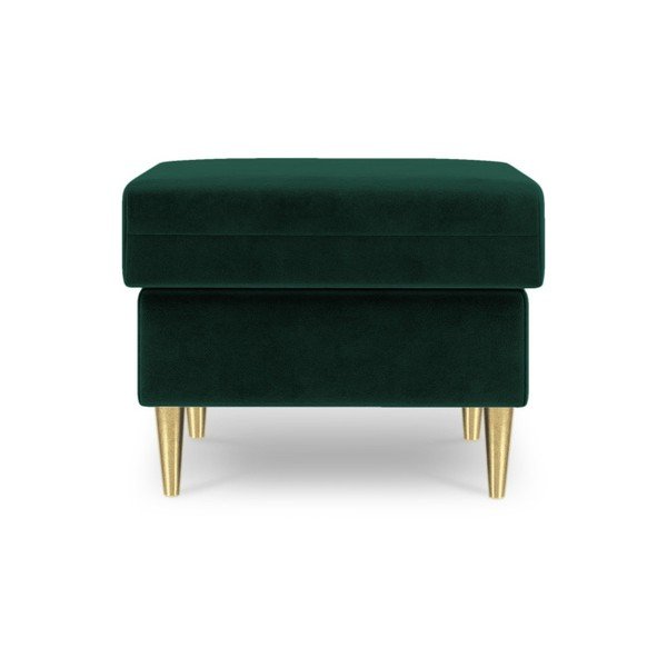 Зелен пуф Muguet, 60 x 45 cm - Mazzini Sofas-image-2