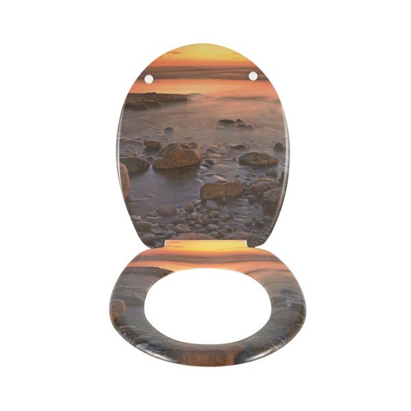 WC sedátko Wenko Stone Shore, 44,5 x 36,5 cm-image-1