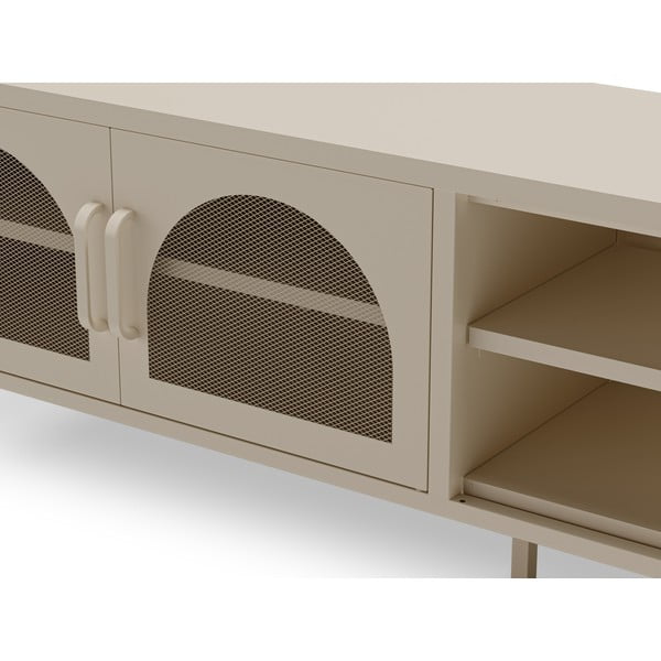 Кремава маса за телевизор 160x50 cm Diora – Marckeric-image-4