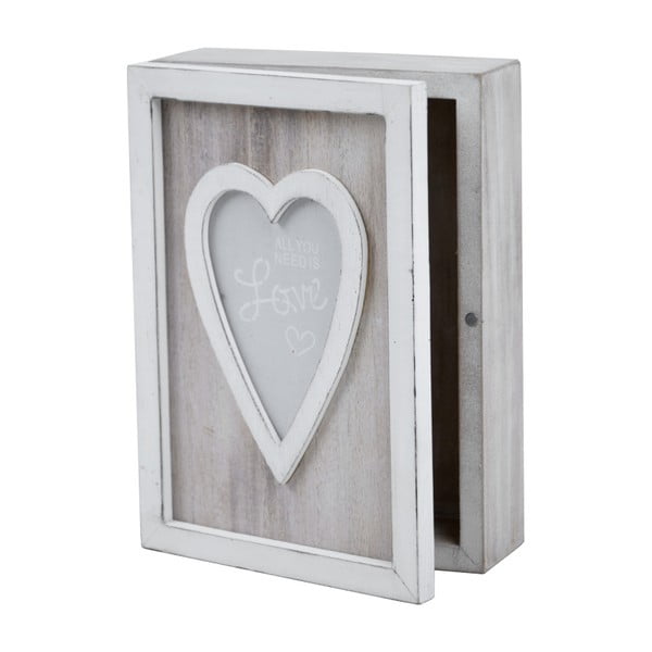 Кутия за съхранение с мотив на сърце Ego decor Heart, 13,5 x 19 cm - Ego Dekor