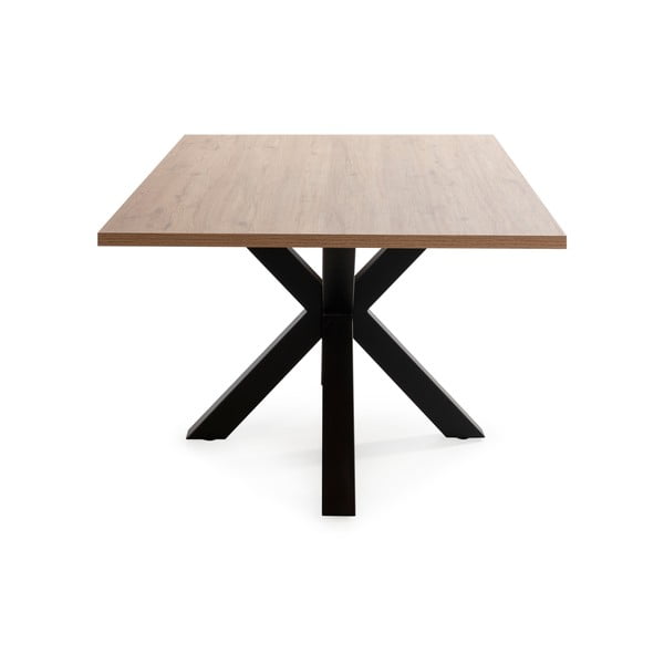 Трапезна маса с дъбов плот 100x180 cm Comba - Marckeric-image-3