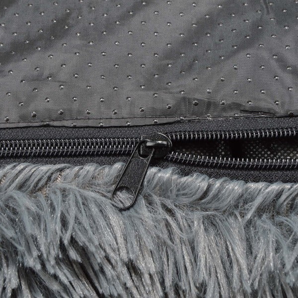 Тъмносиво покривало за седалка за куче 75x80 cm – Love Story-image-1