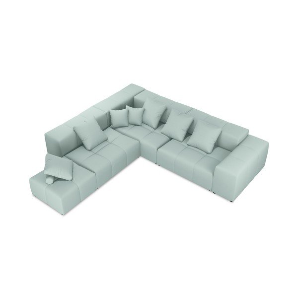 Зелен ъглов диван (променлива) Rome - Cosmopolitan Design-image-3