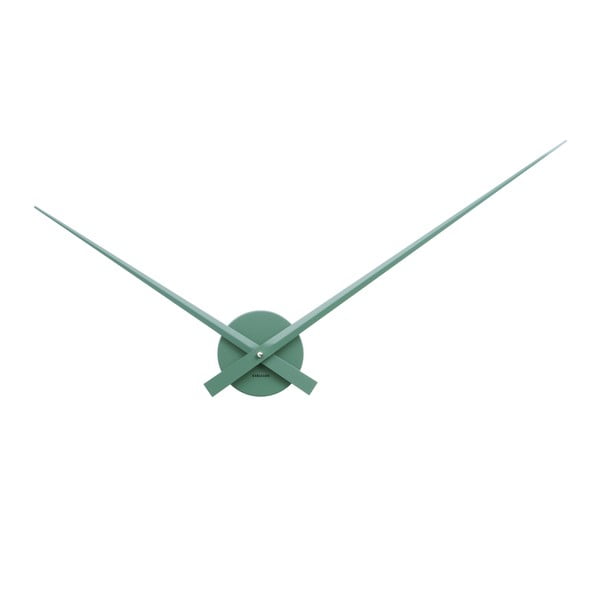 Zelené hodiny Karlsson Little Big Time, ø 90 cm