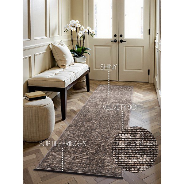 Бежова пътека 80x250 cm Prisma – Elle Decoration-image-1