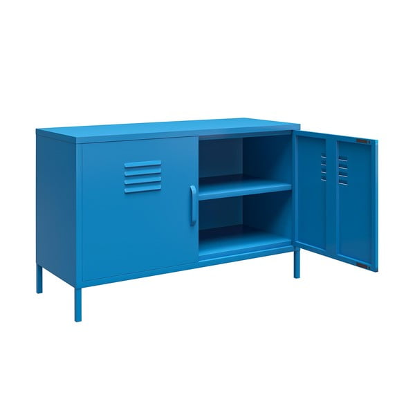 Син метален шкаф , 100 x 64 cm Cache - Novogratz-image-1