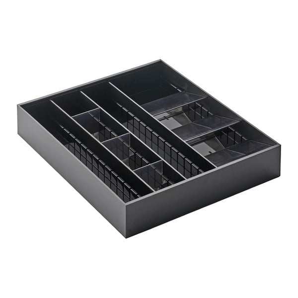 Черен пластмасов бюфет за чекмеджета 47,5 x 35 cm - YAMAZAKI