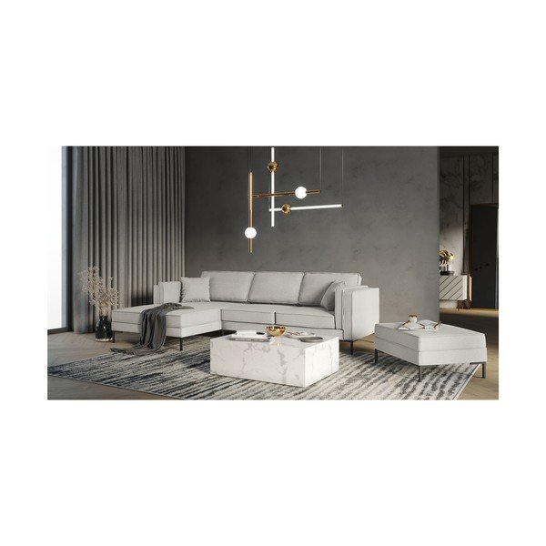 Бежов пуф Attilio - Milo Casa-image-3
