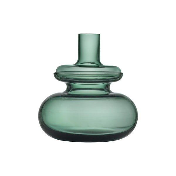 Зелена стъклена ваза Inu - Zone