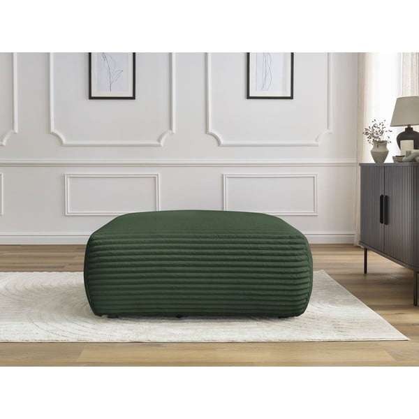 Тъмнозелена табуретка  от рипсено кадифе Lucien – Bobochic Paris-image-1