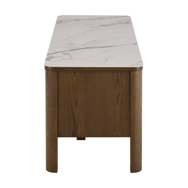 Кафява маса за телевизор от декор от дъб  120x45x40 cm Southampton – Actona-image-4