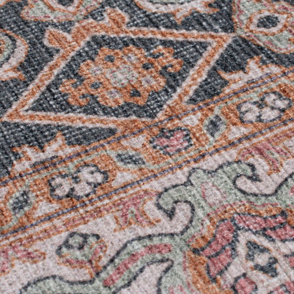Розова пътека подходяща за пране 60x230 cm Briony Traditional – Flair Rugs-image-3
