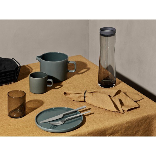 Жълта ленена покривка за маса , 45 x 140 cm - Blomus-image-1