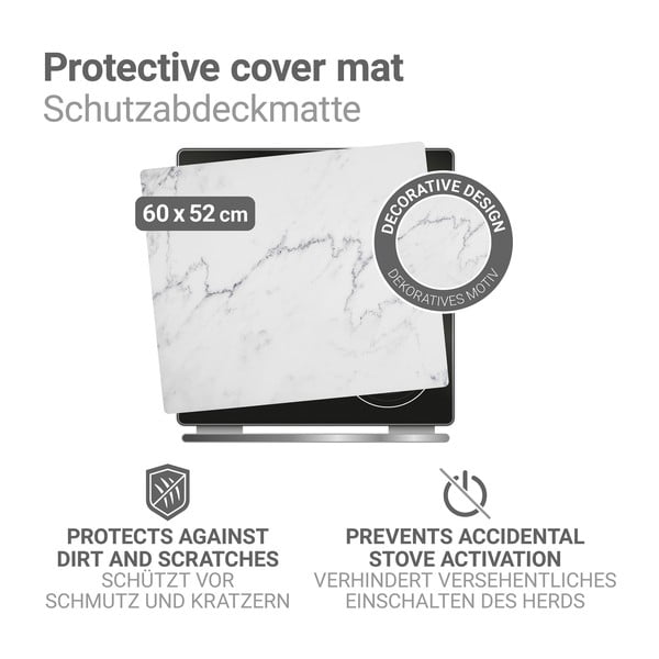 Капак за печка от PVC 60x52 cm Marble – Wenko-image-3
