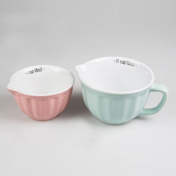 Комплект от 4 мерителни чаши от каменна керамика Retro - Sass & Belle-image-4