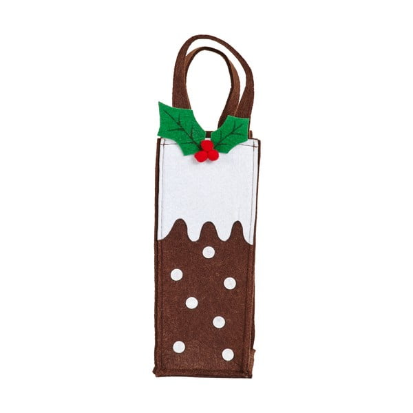 Dárková taška z filcu na lahev Neviti Christmas Pudding