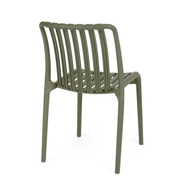 Зелен пластмасов градински стол Billie – Bizzotto-image-4