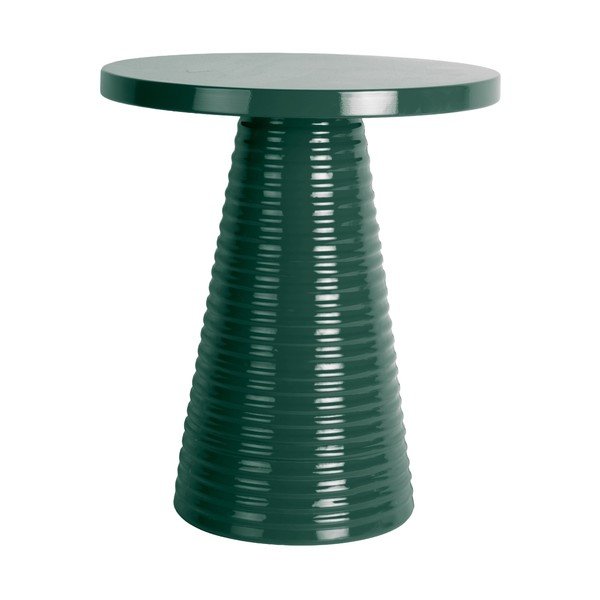 Метална кръгла странична масичка ø 40 cm Catania Ribbed – Leitmotiv