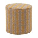 Жълта шенилова табуретка Sarli – WOOOD