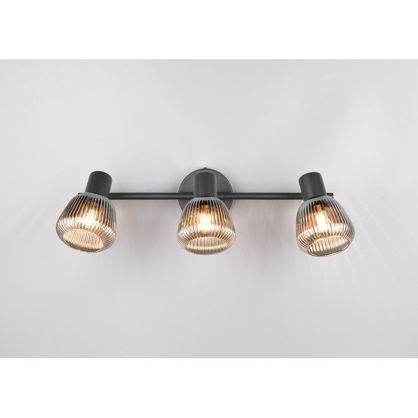 Черен прожектор ø 10 cm Tarifa – Trio-image-1