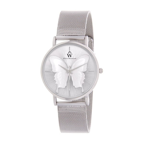 Dámské hodinky s řemínkem ve stříbrné barvě Olivia Westwood Rukolo