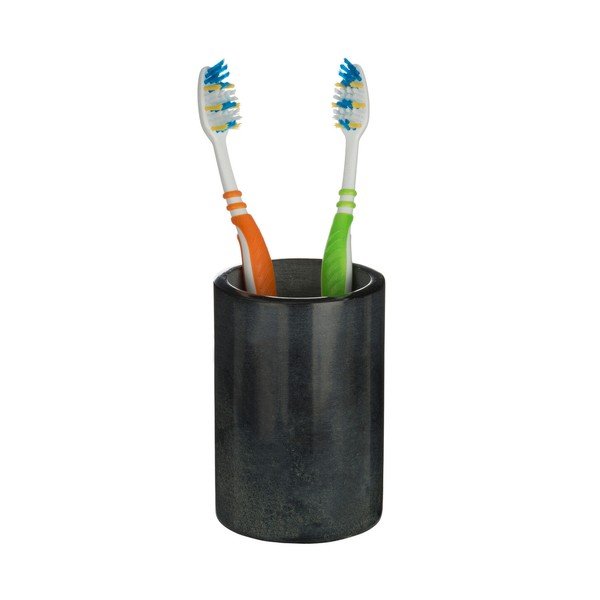 Тъмносива каменна чаша за четки за зъби Kamal – Premier Housewares-image-2
