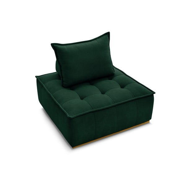 Тъмнозелено шенилово кресло Elisa – Bobochic Paris-image-4