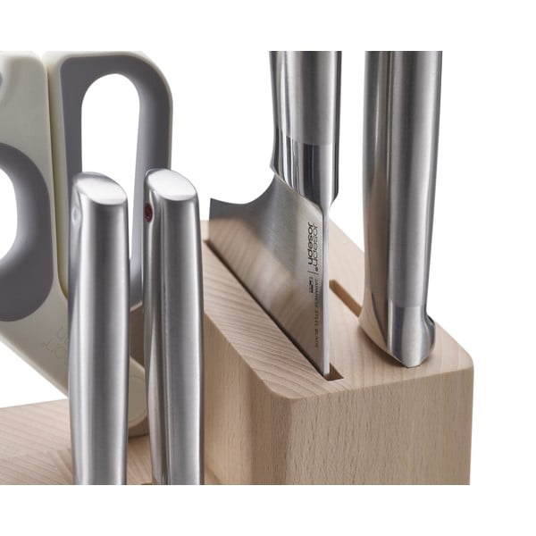 Комплект ножове с поставка от неръждаема стомана 5 бр. Elevate Fusion – Joseph Joseph-image-3