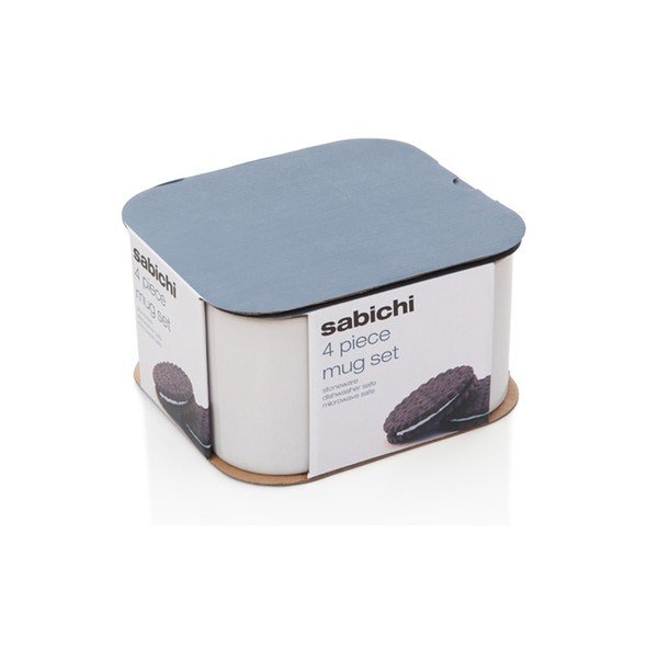 Комплект от 4 каменни чаши , 320 ml - Sabichi-image-1