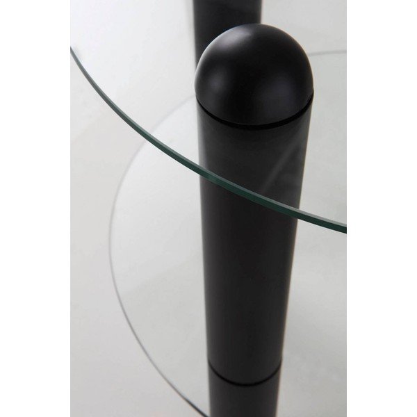 Стъклена кръгла странична масичка ø 48 cm Egan – Jotex-image-2