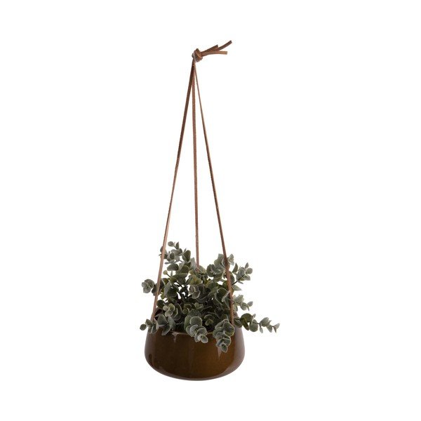 Кафяв керамичен съд за окачване, ø 20,5 cm Unique - PT LIVING-image-2