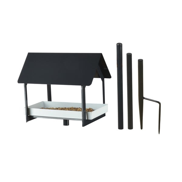 Антрацитна метална къщичка за птици с мирис, височина 126 см - Esschert Design-image-2