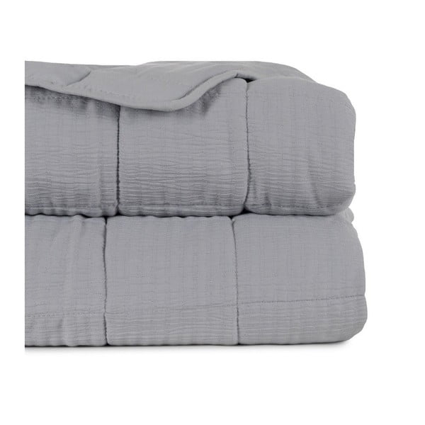 Сиво капитонирано покривало за легло 180x260 cm – Ixia