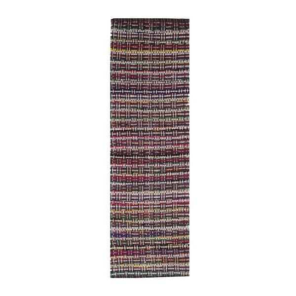 Ručně tkaný bavlněný běhoun Webtappeti Arcobaleno, 55 x 170 cm