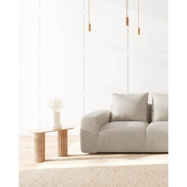 Кремав диван 287 cm Feiro - MESONICA-image-4