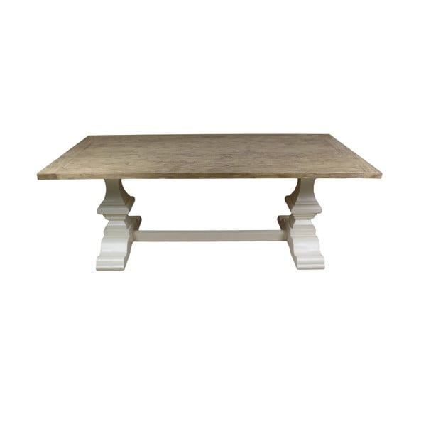 Bílý jídelní stůl z borovicového dřeva HSM Collection Hampshire, 260 x 100 cm