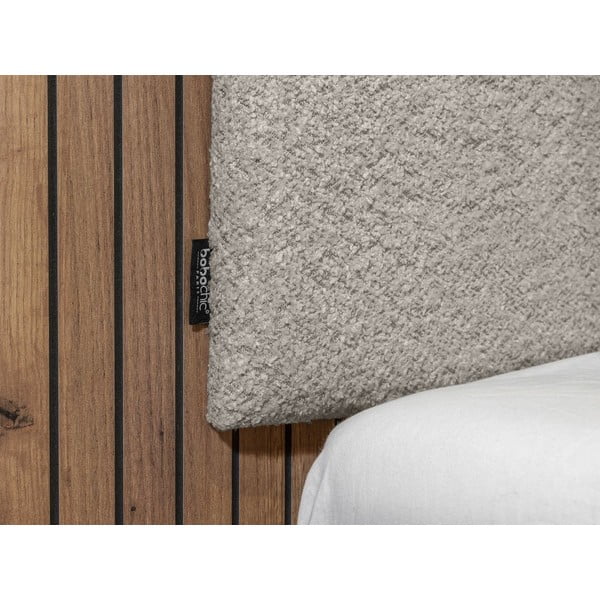 Светлосиво двойно легло с включена подматрачна рамка 160x200 cm Lior – Bobochic Paris-image-4