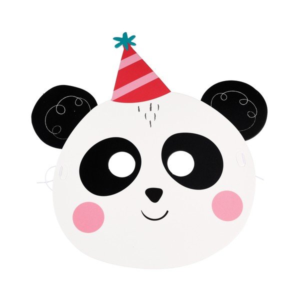 Sada 6 papírových masek Rex London Party-image-4