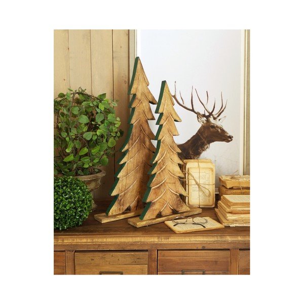 Комплект от 2 декоративни дървени дървета Pinetrees Lento - Orchidea Milano