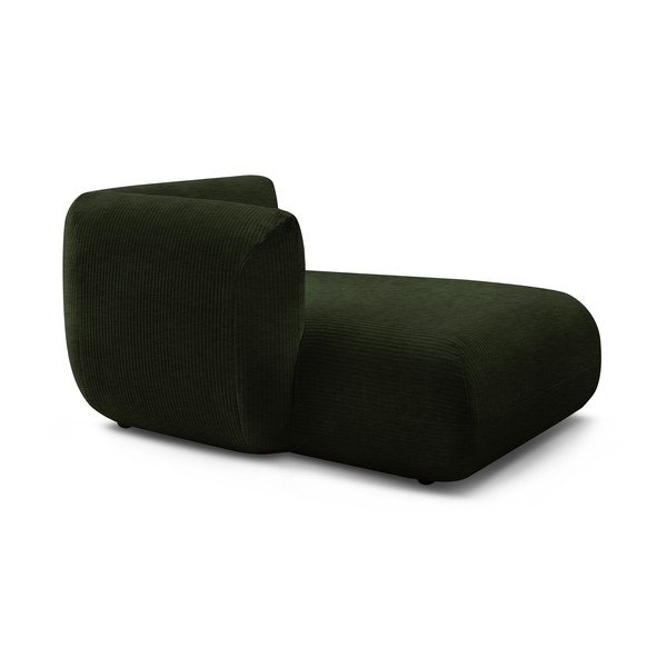 Зелен велурен модул за диван (ляв ъгъл) Lecomte - Bobochic Paris-image-4