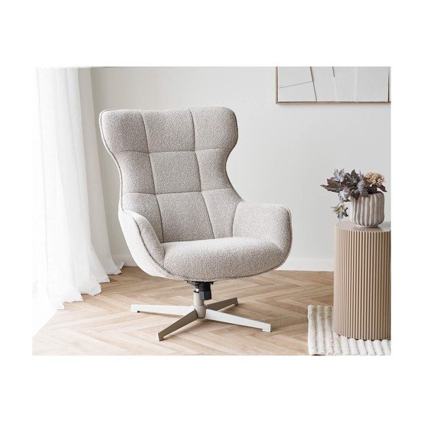 Кремаво кресло Turin – House Nordic-image-1