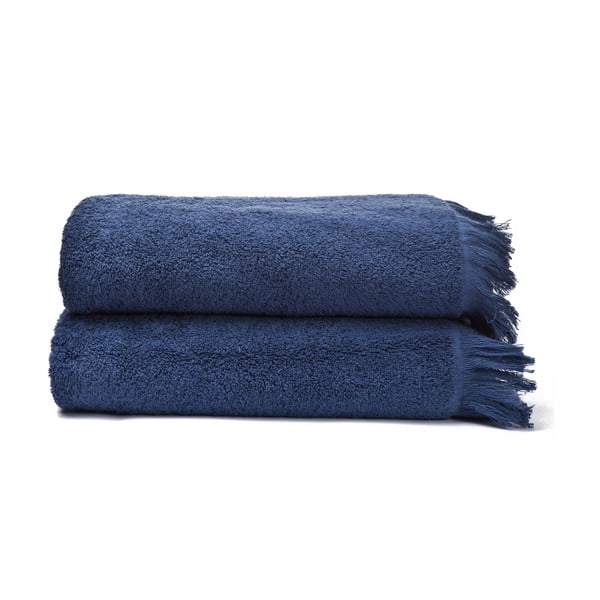 Комплект от 2 сини кърпи от чист памук Casa Di Bassi - Casa Di Bassi