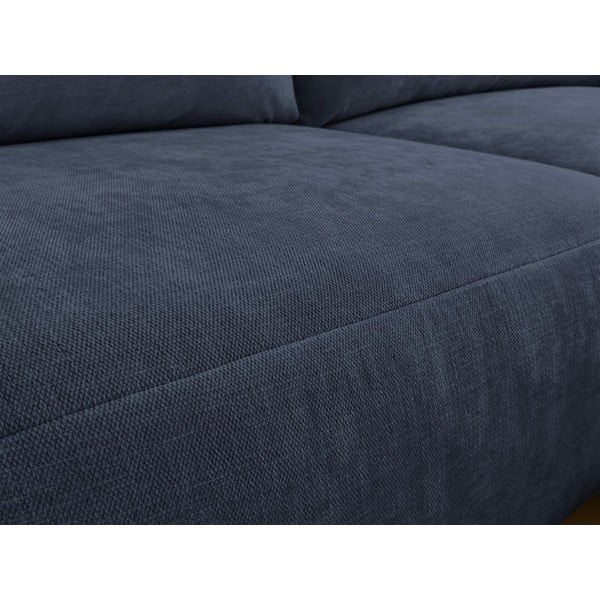 Тъмносин ъглов диван Aden – Bobochic Paris-image-1